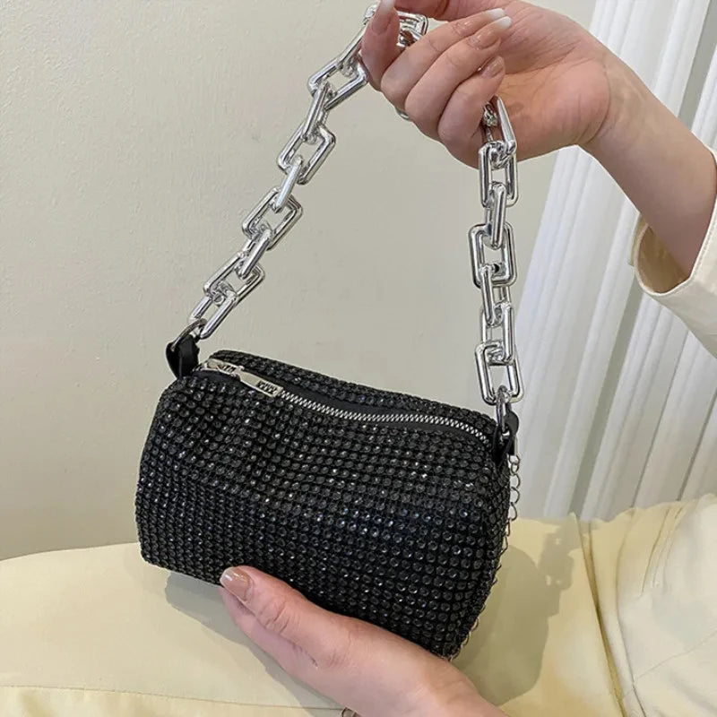 Bolsa Balada Lechaim Bolsa De Mão Feminina Com STRASS