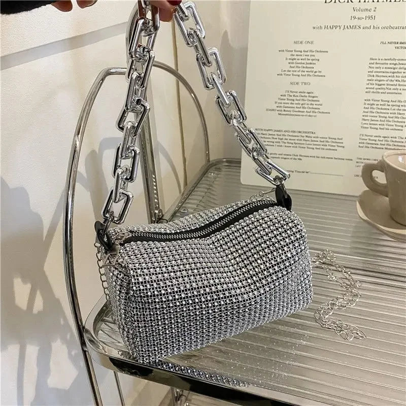Bolsa Balada Lechaim Bolsa De Mão Feminina Com STRASS
