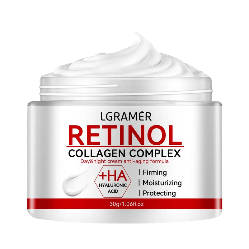 Creme Clareador Premium com Retinol e Colágeno, Rejuvenescedor, Clareador Facial e Hidratante Antissinais